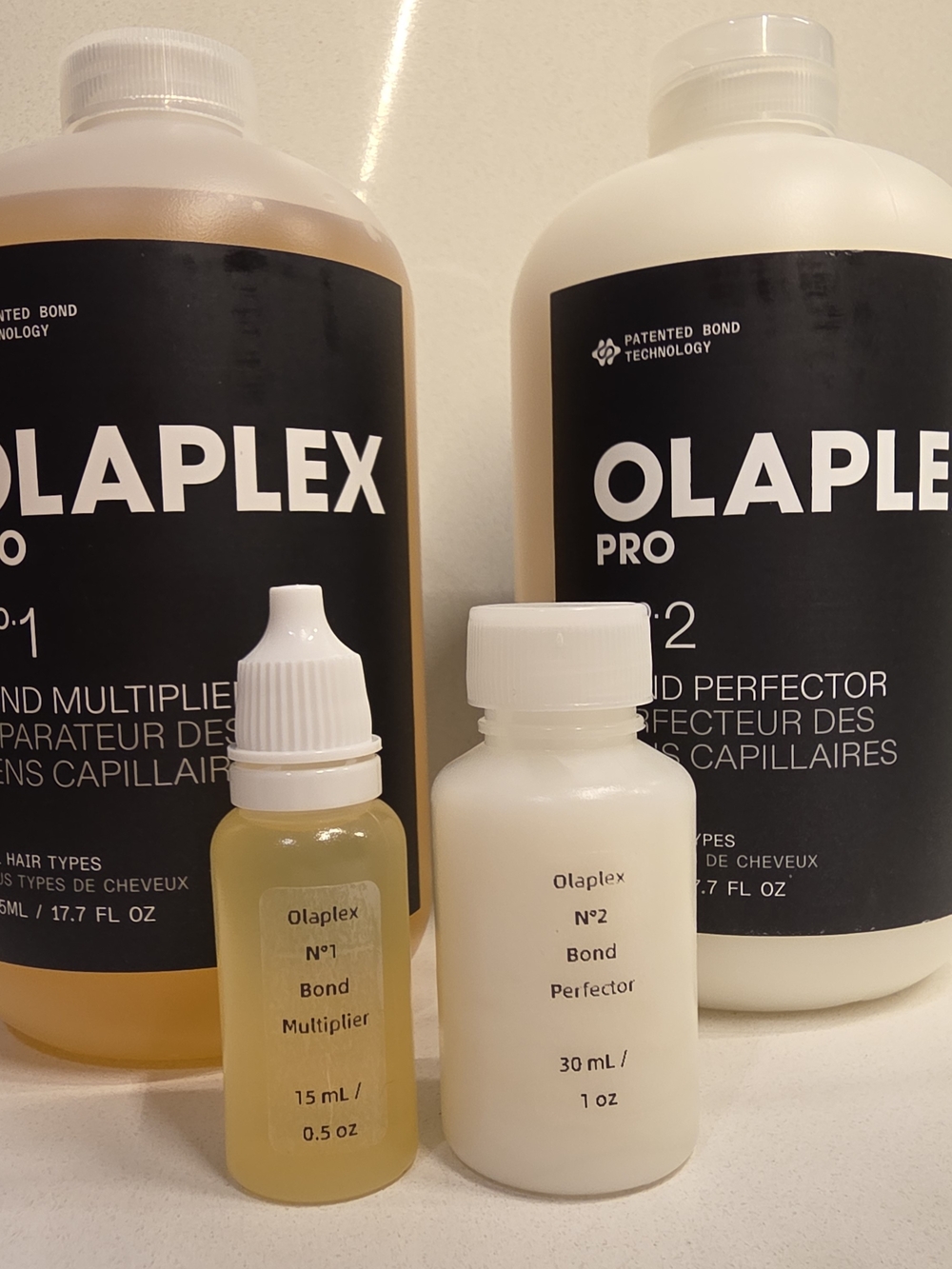 Olaplex No 1 and No 2, Bond Multiplier and Bond Perfector, Standalone Treatment